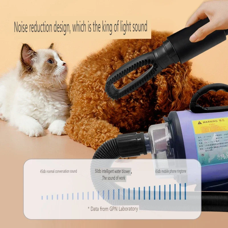 Pet Hair Dryer 2800W for Dogs Cat Grooming