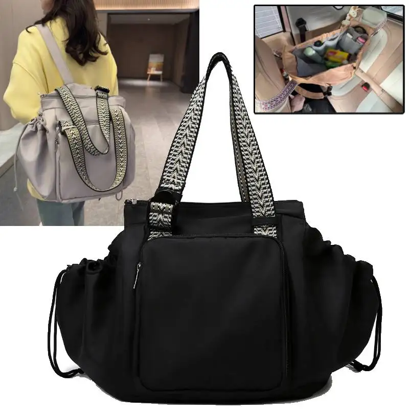 Travel Multiple Compartments Mummy Bag Shopping Cradle Duffel Bag Outdoor Camping Storage Handbag Large Fashion Luggage Backpack