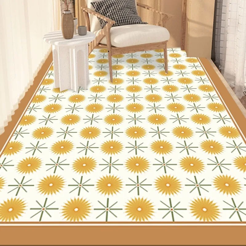 Balcony Mats Kitchen Floor Mat PVC Waterproof Sun-proof Carpet Leather Non-slip Dirt-resistant Rug Wear-resistant Ковер 러그 Tapis 4