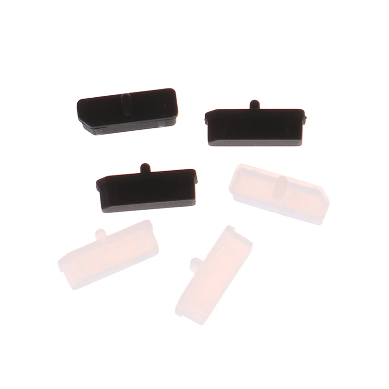 10-Piece Dust Plug Set for Display Port Connectors - Protective Rubber Covers for Computers