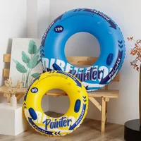 Swimming Thickened Circle with Handle Inflatable Toy Swimming Ring for Kids Adults for Swimming Pool Party Decorations 2