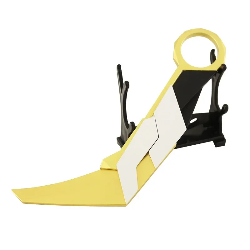 Valorant Weapon Prime Karambit Tactical Knife 8cm Metal Material Game Weapon Model Keychain Samurai Sword Gifts Toys for Boys