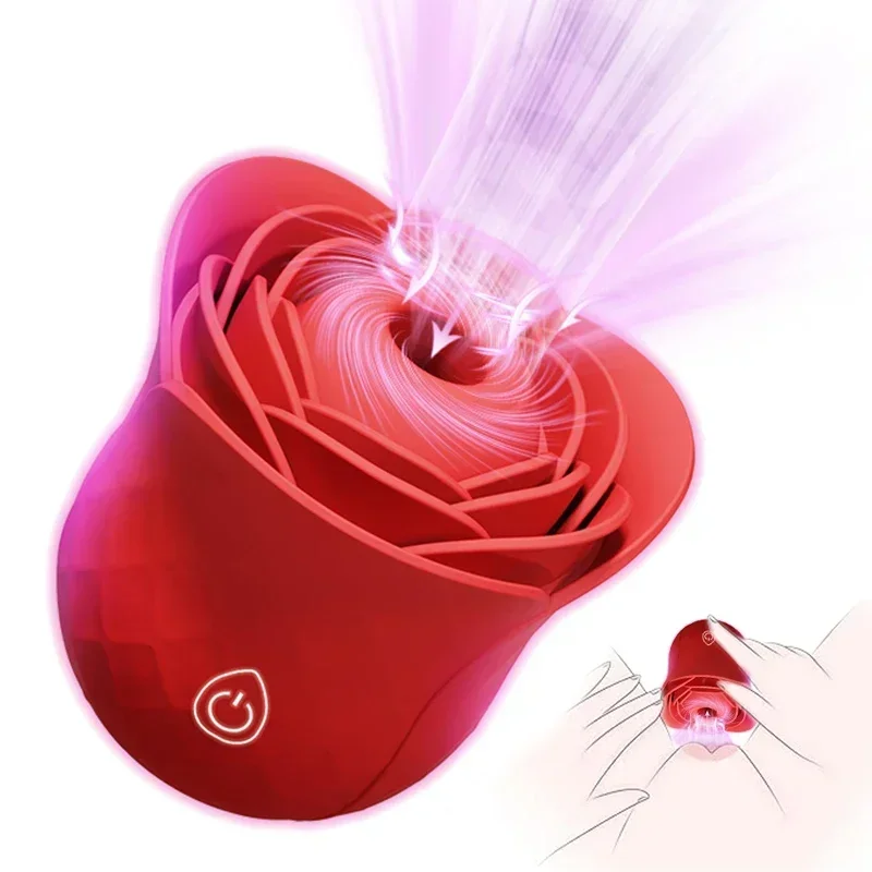 NEW Rose Toy Vibrator for Women Vacuum Stimulator Powerful Sucking Masturbator Nipple Clit Sucker Female Sex Toys Adults 1