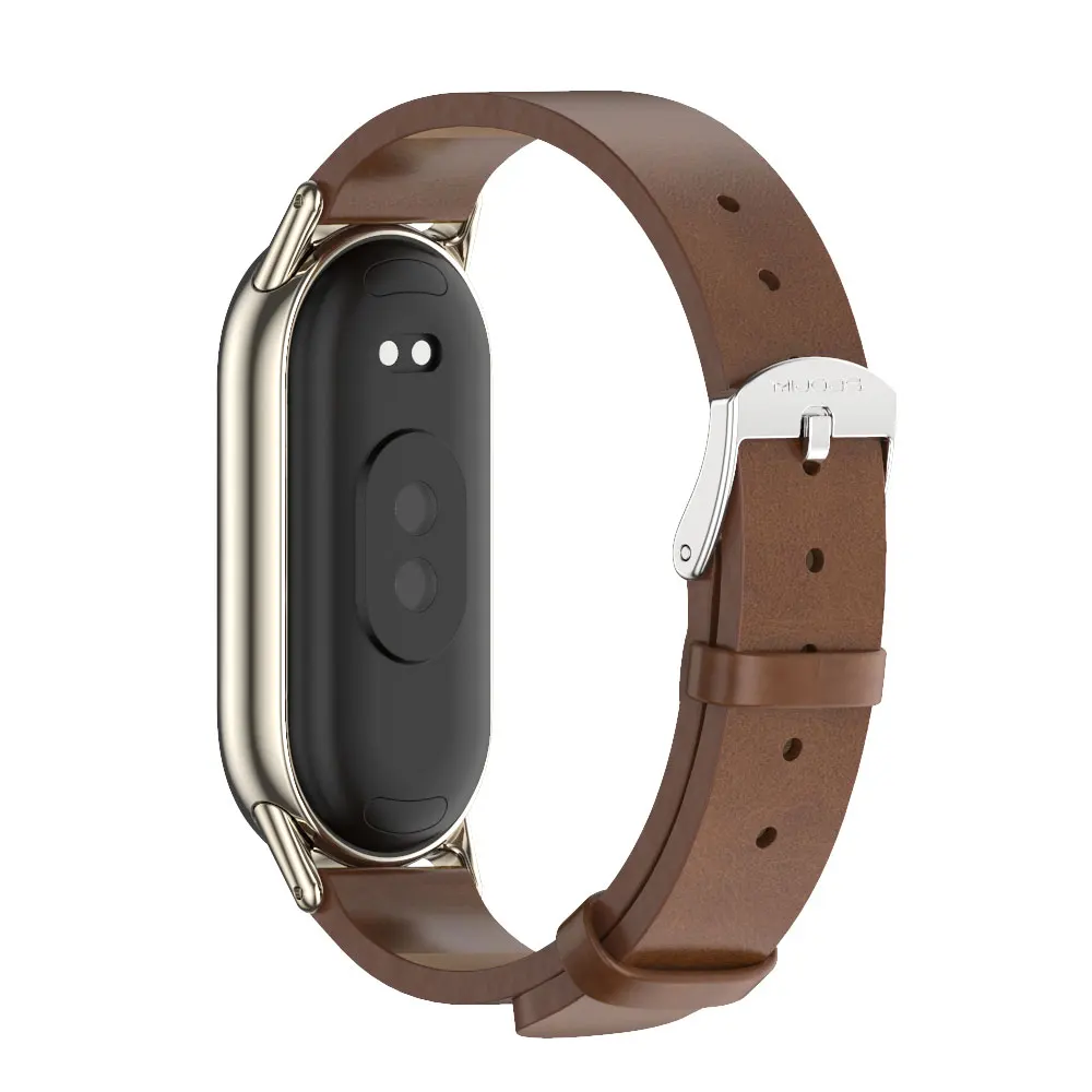Luxurious Leather Strap for Mi Band - Elegant Wristband Bracelet
