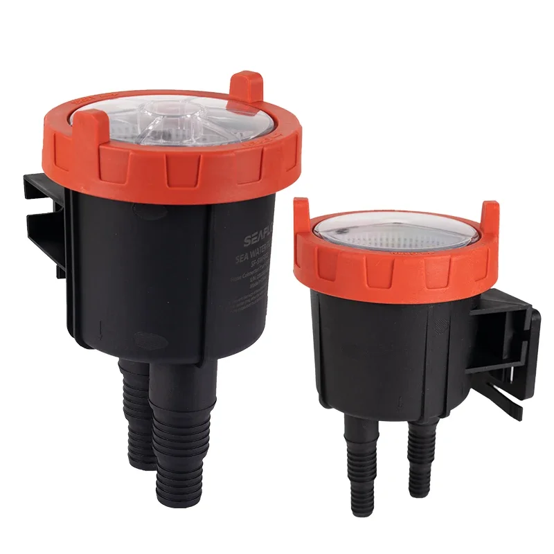 Durable Mini Raw Liquid Strainer Portable Sea Water Filter Kayak Accessories Marine Intake Engine Cleaner Cooling