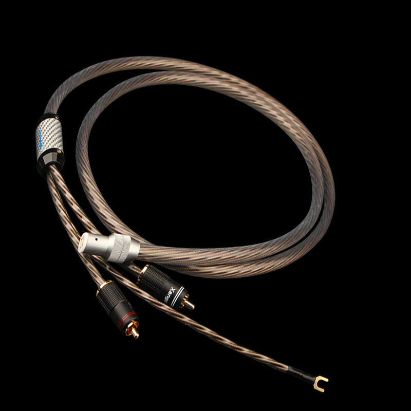 

Новинка Odin 5-контактный XLR разъем для кабеля RCA LP виниловая запись фонограф Tonearm HiFi аудиокабель