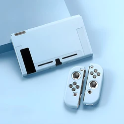 Durable Dock - Friendly Protective Case for Switch OLED Console and Joy - Cons (NS Blue)