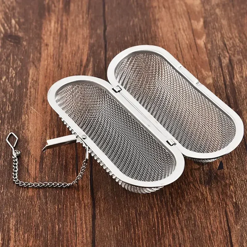 Reusable Tea Infuser Filter Stainless Steel Spice Loose Leaf Herbal Kitchen Gadgets Strainer Tools