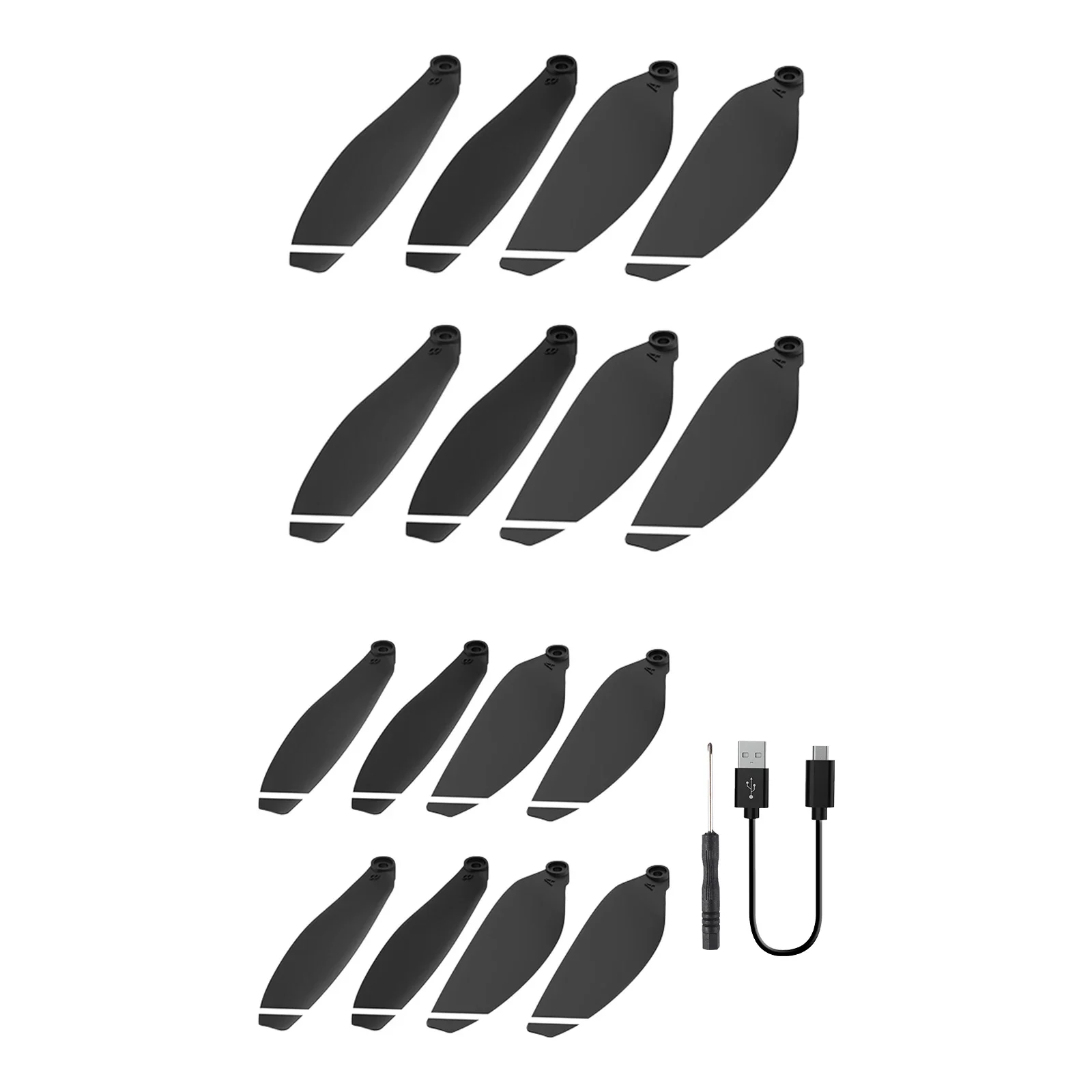 Plastic Propeller Props Blade Lightweight Drone Propeller Replacement Kits Drone Propeller Blade Spare Parts for L900 Pro Se