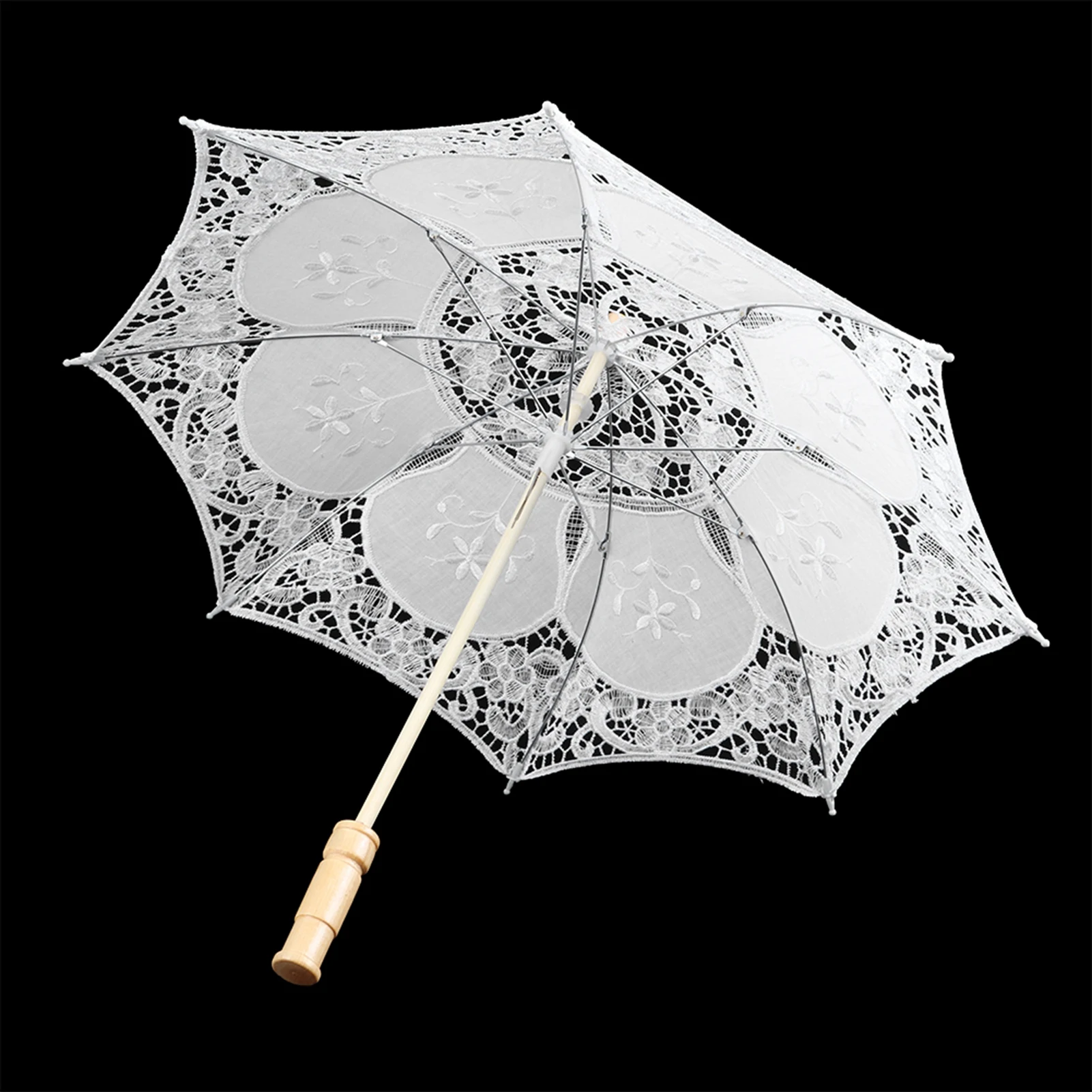 West Style Bridal Lace Umbrella Parasol Banquet Stage Photography Prop Wedding Supplies