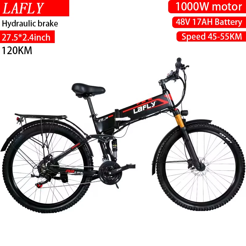 Lafly E-bike 電動自転車 1000W 48V 15ah
