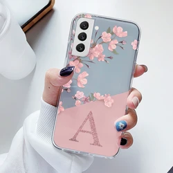 Luxury Soft Slim Phone Case with A - Z Letters Design - Clear Transparent Bumper Back Cover - Samsung S23 (Ktm - zmtah01)