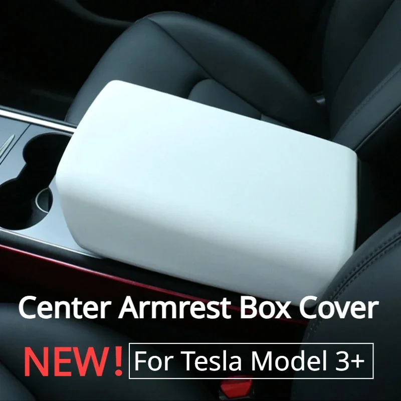 

Armrest Box Cover for Tesla Model 3+ TPE Central Protective Armrest Box Protective Cover New Model3 Highland 2024 Accessories