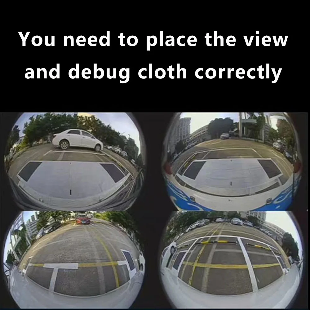 Paño de depuración del sistema panorámico de 360 ° automotriz, paño de calibración, adecuado para depuración y empalme de todos los sistemas de 360 °