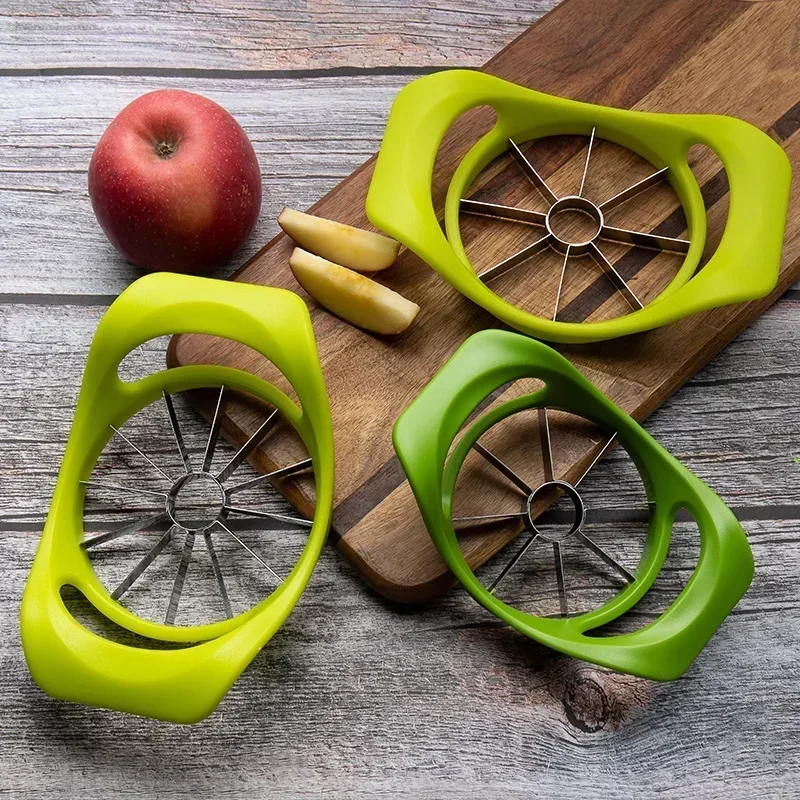 New Kitchen assist apple slicer Cutter Pear Fruit Divider Tool Comfort Handle for Kitchen Apple Peeler 2pcs 3 in 1 multifunctional avocado cutter plastic knife peeler pitaya kiwi berry fruit slicer pulp flesh shea butter separator