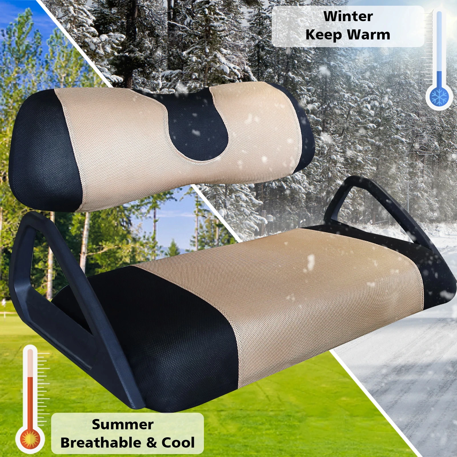 Air Spacer Golf Cart Seat Covers Amazon Fashion Cushion Cover Golf - Main Image