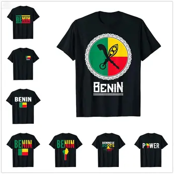 2022 Summer Benin Flag Shirt For Beninese Men Women T-Shirt Hip Hop Tops Cotton Tees