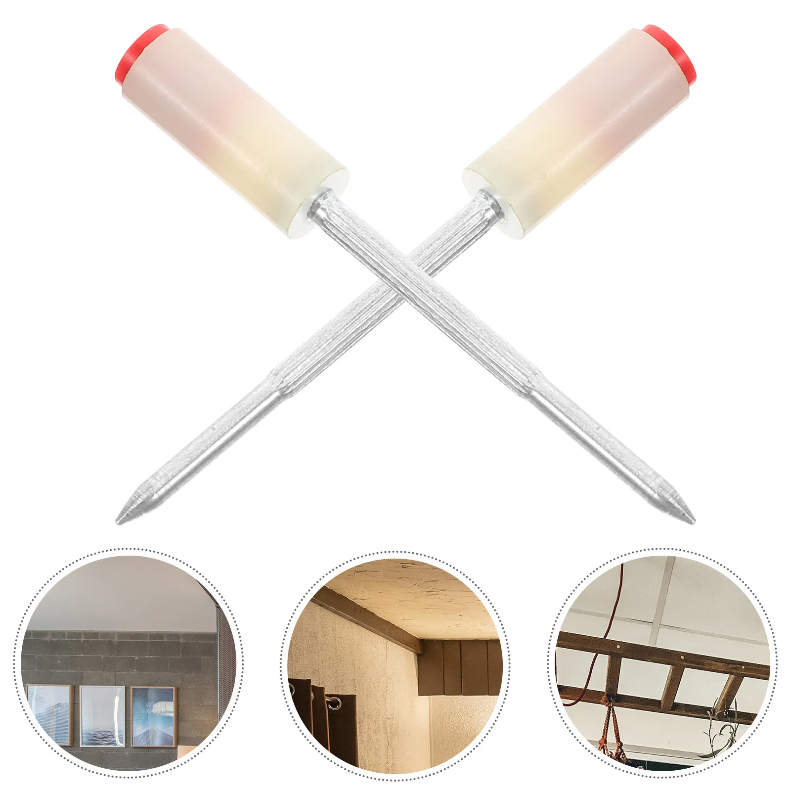 12pcs Concrete Nail Ceiling Fixing Nail Wall Fastener Dry Wall Nail Cement Wall Fastener Multi Function Home Hardware Accessory