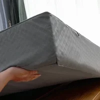 Waterproof Mattress Cover With Zipper Six Sides All Inclusive Tatami Mattress Cover Queen Quilted Bed Fitted Sheet Customizable 4