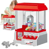 Mini Claw Machine Miniature Candy Grabber For Kids Electronic Prize Dispenser Toy With Arcade Music And 24 Game CoinsParty Game 1