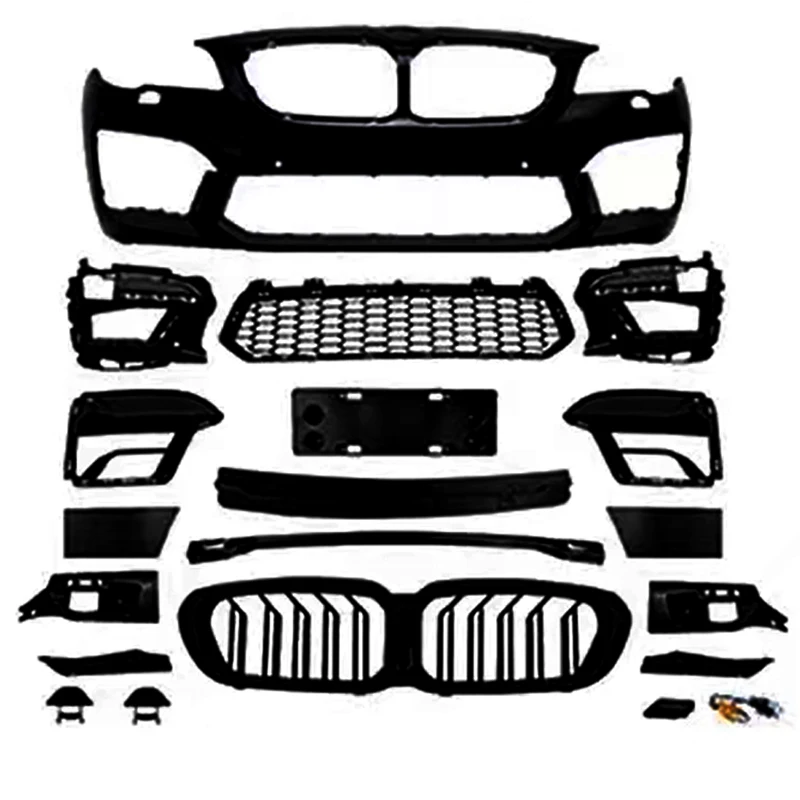

Front Bumper Parts with Grille Body Kits For 5 Series F10 Bodykit F18 Bumper Upgrade New M5 Style Bodykit Accessories