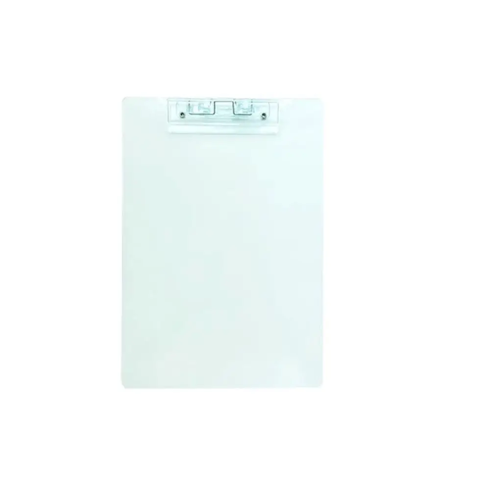 With Low Profile Gold Clip Transparent A4 Clipboard Writing Sheet Pad Document Folder A4 File Folder Organizer Writing Tablet 3