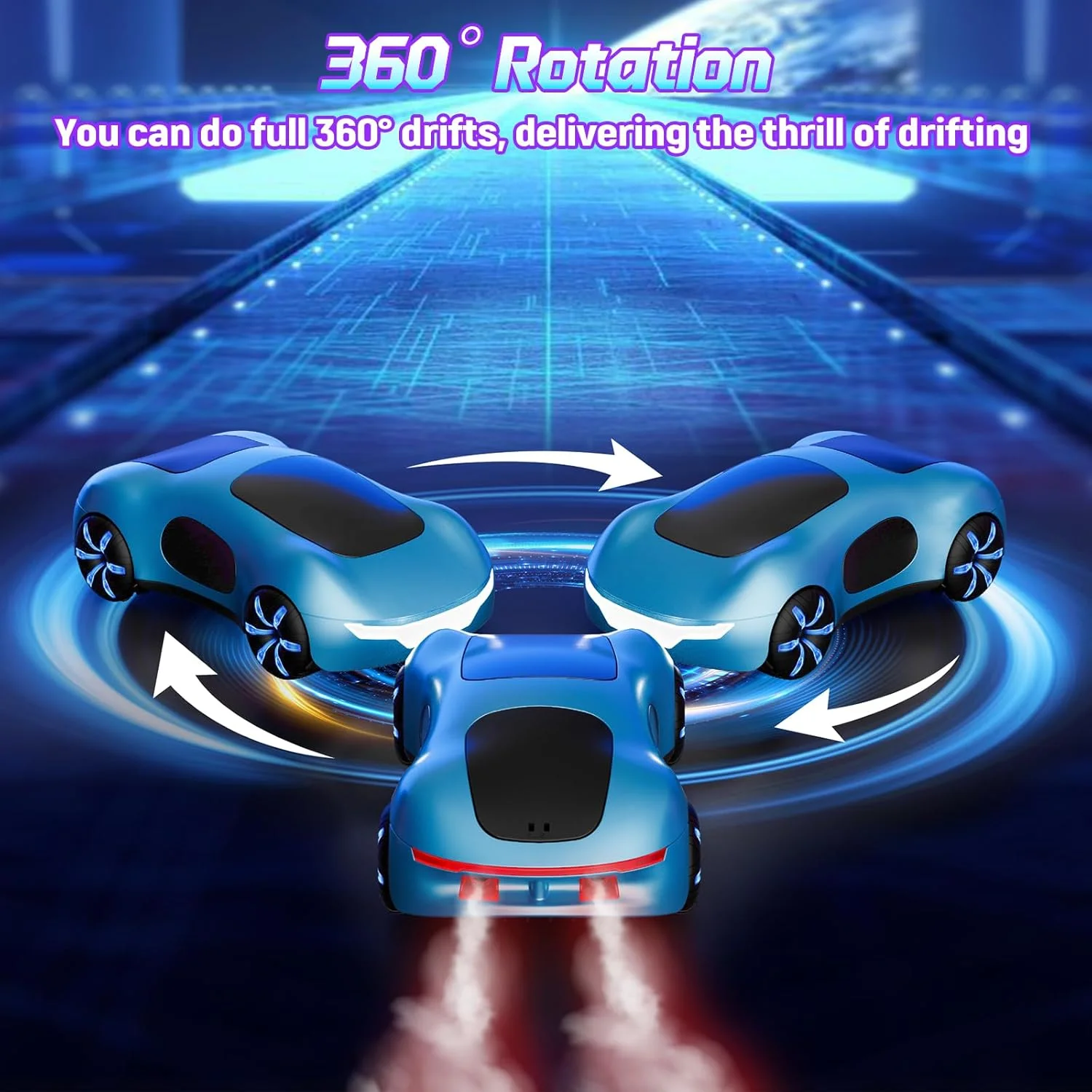 Cool stunt remote-controlled sports car with sound waves, music dual sensing, gesture sensing, remote-controlled toy cars, toys 6