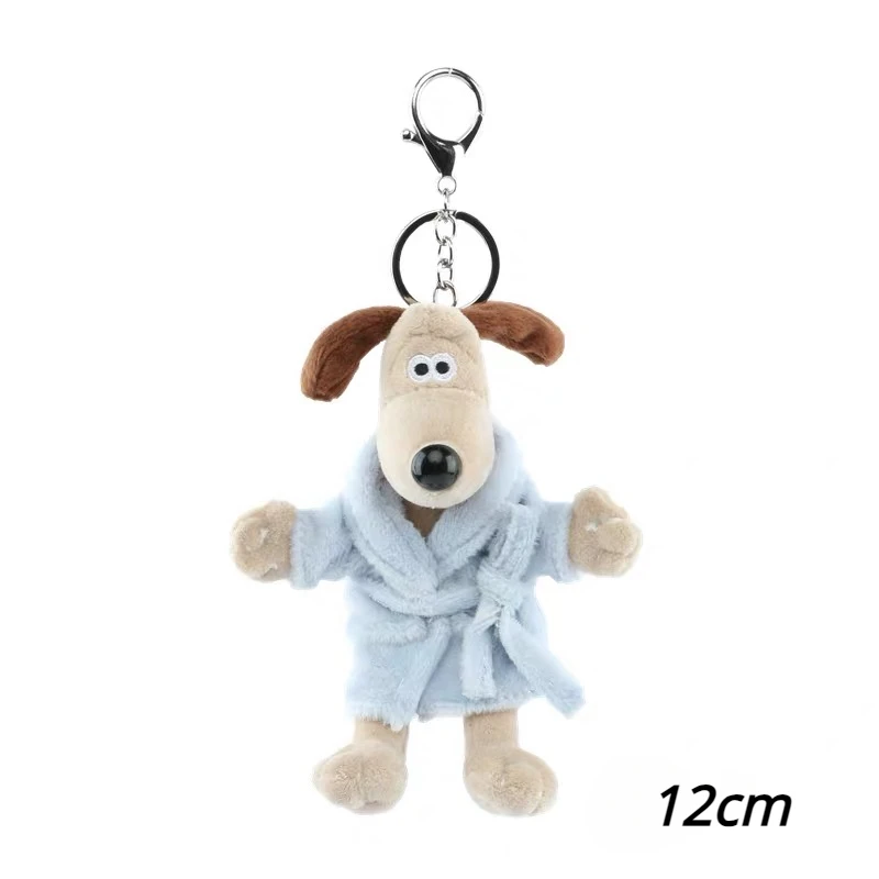 Cartoon Plush Key Pendant Cute Dog Plush Pendant Toy Keychain Girl Gift Cartoon Doll Doll Grab Machine Key