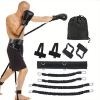 12-piece set Resistance Bands Stretching Strap Set Fitness Gym Boxing Training Equipment