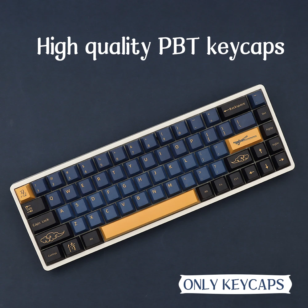azul samurai keycaps vermelho samurai keycaps pbt keycap cereja perfil para teclado mecânico gmk