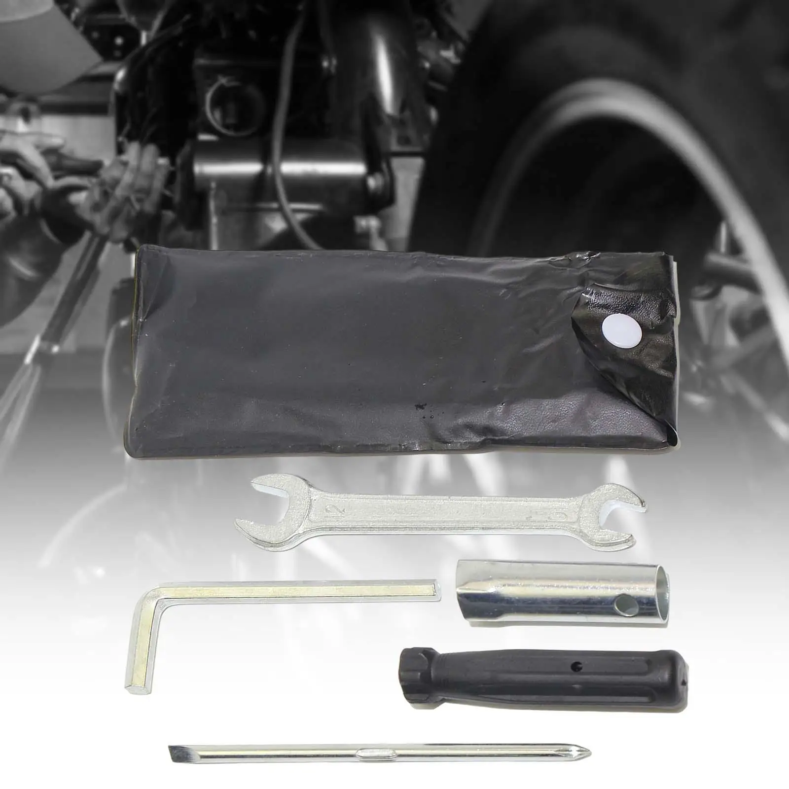 5PcsPortableMotorcycleRepairToolKitMaintenanceToolwithCarrying