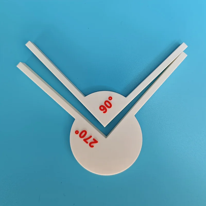 Math Teaching Aids, Angle Measurement Tools Geometric Angle Display Instruments Educational Learning Tools for Angle Recognition - 3