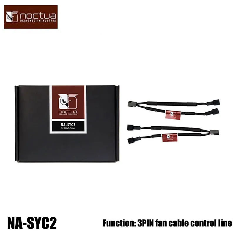 

NOCTUA NA-SYC2 Y-Cable мкА Рау Ob Tus Kiv Cua 3-Pin мкА Haujlwm Ib Txhij Ntawm Ib Tus Kiv Cua txкрасивый
