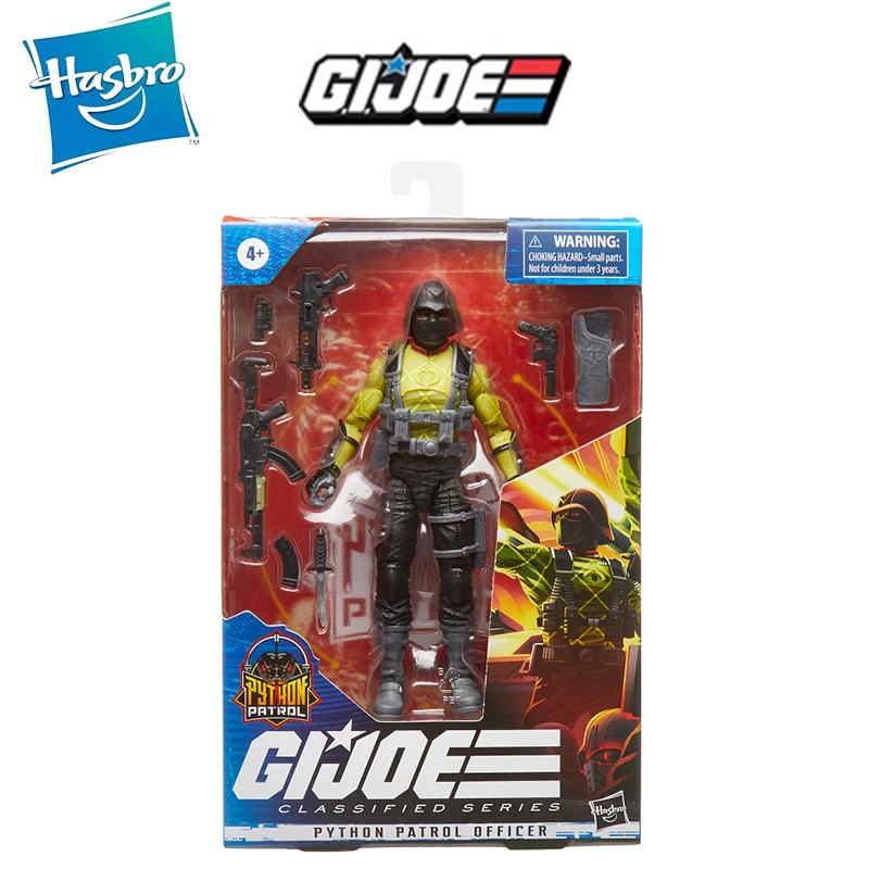 Hasbro g i joe classificada s rie python patrol officer 6 polegadas