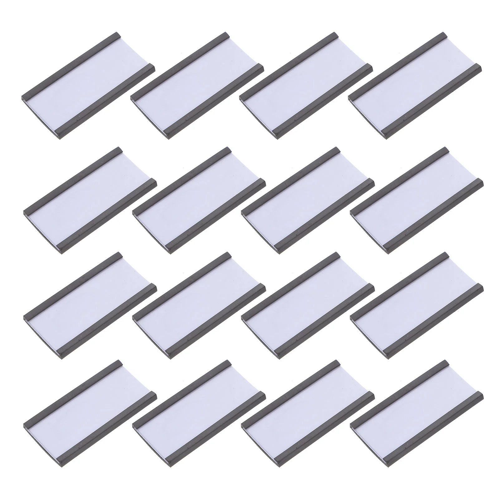 

Держатели для этикеток для хранения, акриловый держатель для этикеток, прозрачные пластиковые защитные этикетки для корзины с номерами, магнитный зажим на бирке