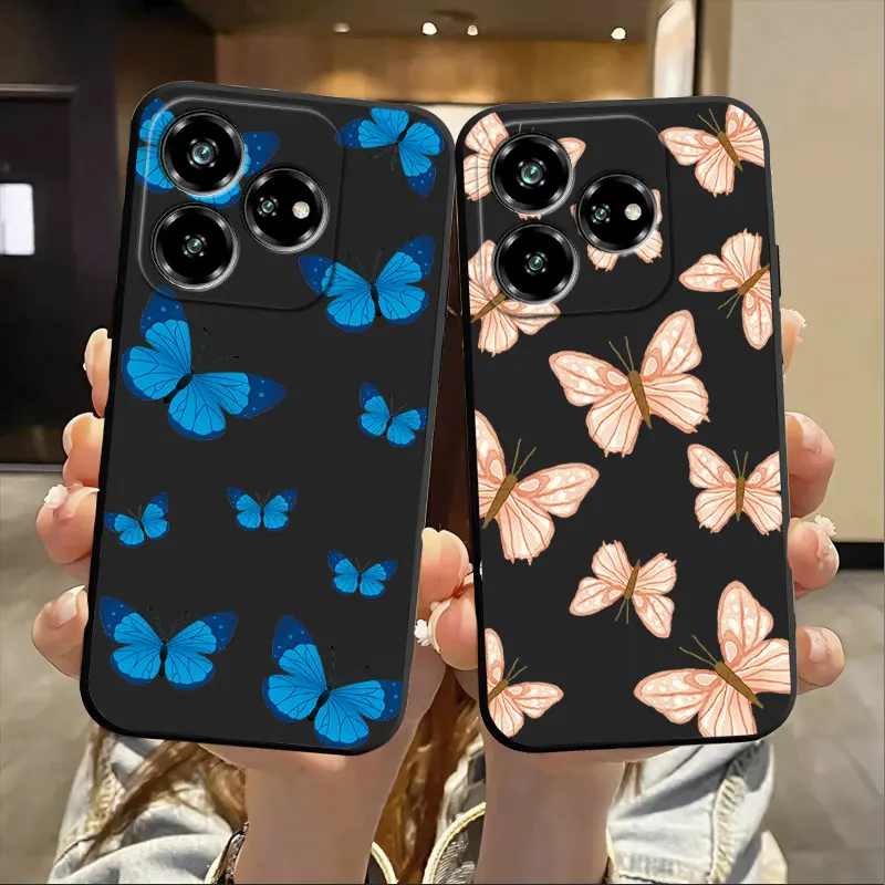 Soft Silicone Flower Back Cover Case - Shockproof Protective Phone Cover