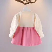 Baby Girls Clothes Cotton Long Sleeve Dress for Girls Baby Clothing 1 Year Birthday Dresses 0-3years Newborn Dress 2