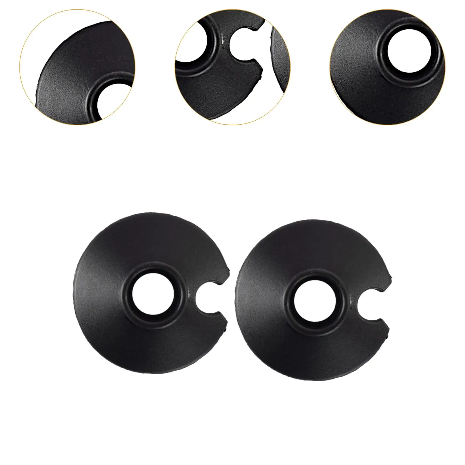 2 Pieces Hiking Poles Basket Replacement Snow and Mud Baskets Walking Sticks Replacement Tip Protectors for Ski Poles 5