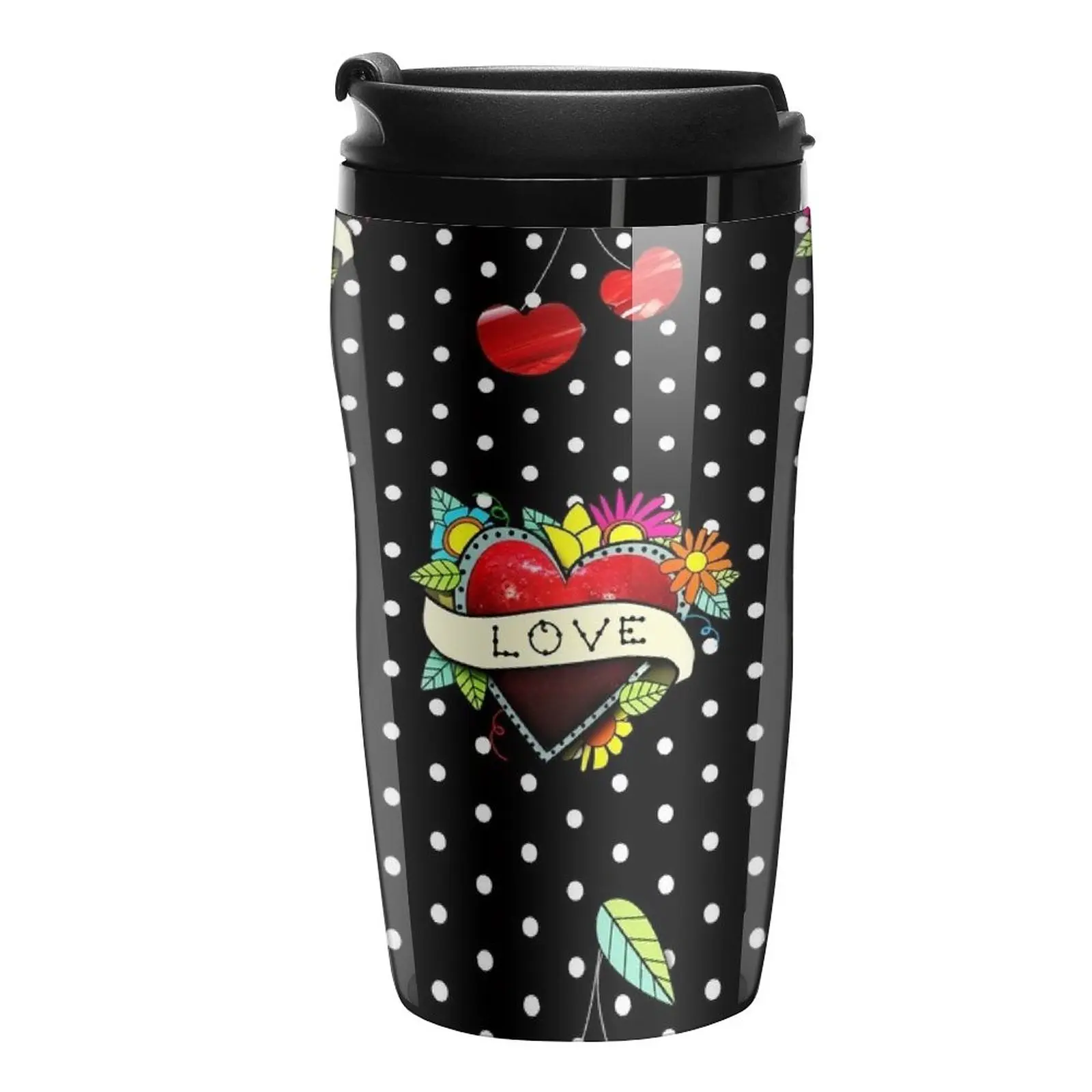 

Rockabilly TatsTravel Coffee Mug Butterfly Cup Thermo For Coffee Cups And Mugs