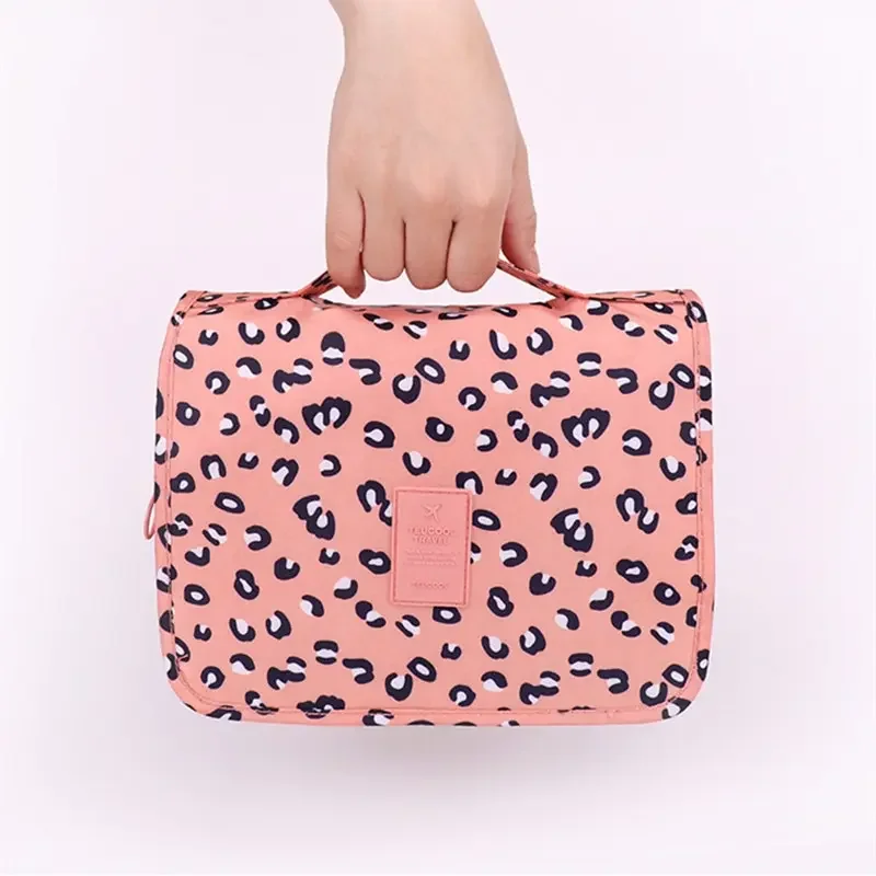 Cosmetic Bag Women Travel Pouch Waterproof Toiletries Beauty Organizer Ladies Bathroom Neceser Makeup Storage Bag With Hook cosmetic bag