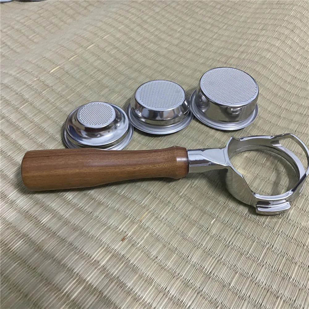 Filtro Portafiltro E61 Senza Fondo Da 58Mm Scavato Con Cestello 9G 18G 22G Per Expobar/Rocket/Faema/Ecm/Royal/Wega Coffee Machin