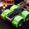 6*6 1/14 Scale RC Tractor Truck Metal Car 3-speed Model with Light Sound Smoking Painted Assembled Remote Control Customized Toy 6