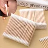 100/500/1000Pcs Double Head Disposable Makeup Cotton Swab Soft Cotton Buds For Medical Wood Sticks Nose Ears Cleaning Tools 1