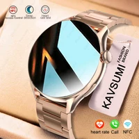 Smartwatch pour femmes AMOLED écran toujours afficher l'heure NFC IP68 étanche sport appel femmes montre intelligente pour les femmes cadran personnalisé 1