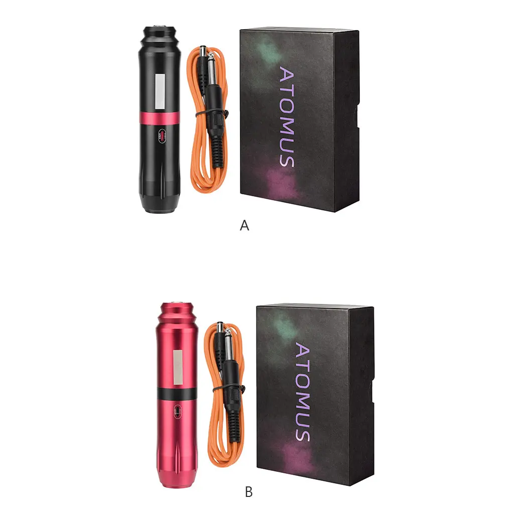 

Профессиональный нержавеющий аппарат из алюминиевого сплава для рисования шаблонов, регулируемая татуировочная ручка, лайнер, шейдер, макияж, искусство, инструмент для тела