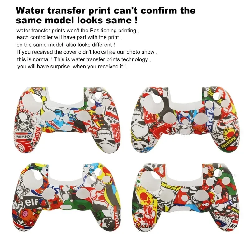 Étui de protection en silicone pour manette de jeu PS5 : revêtement en caoutchouc, protection pour joysticks et grips._voghion.com