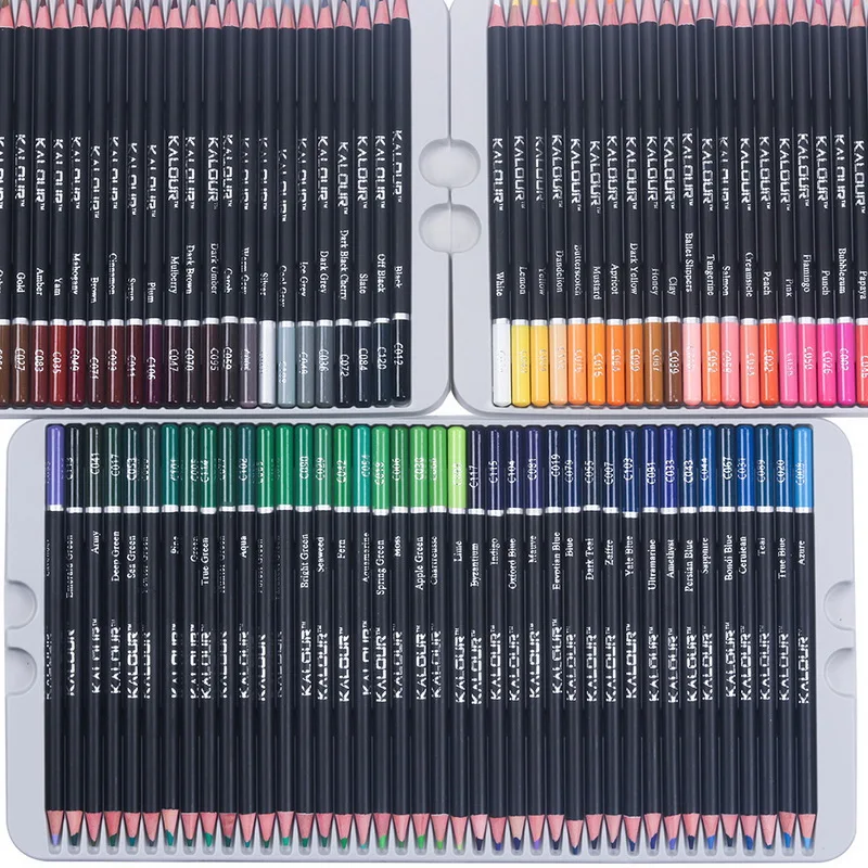 Art Supplies 120-Color Artists Colored Pencils Set for Adults Coloring  Books,New