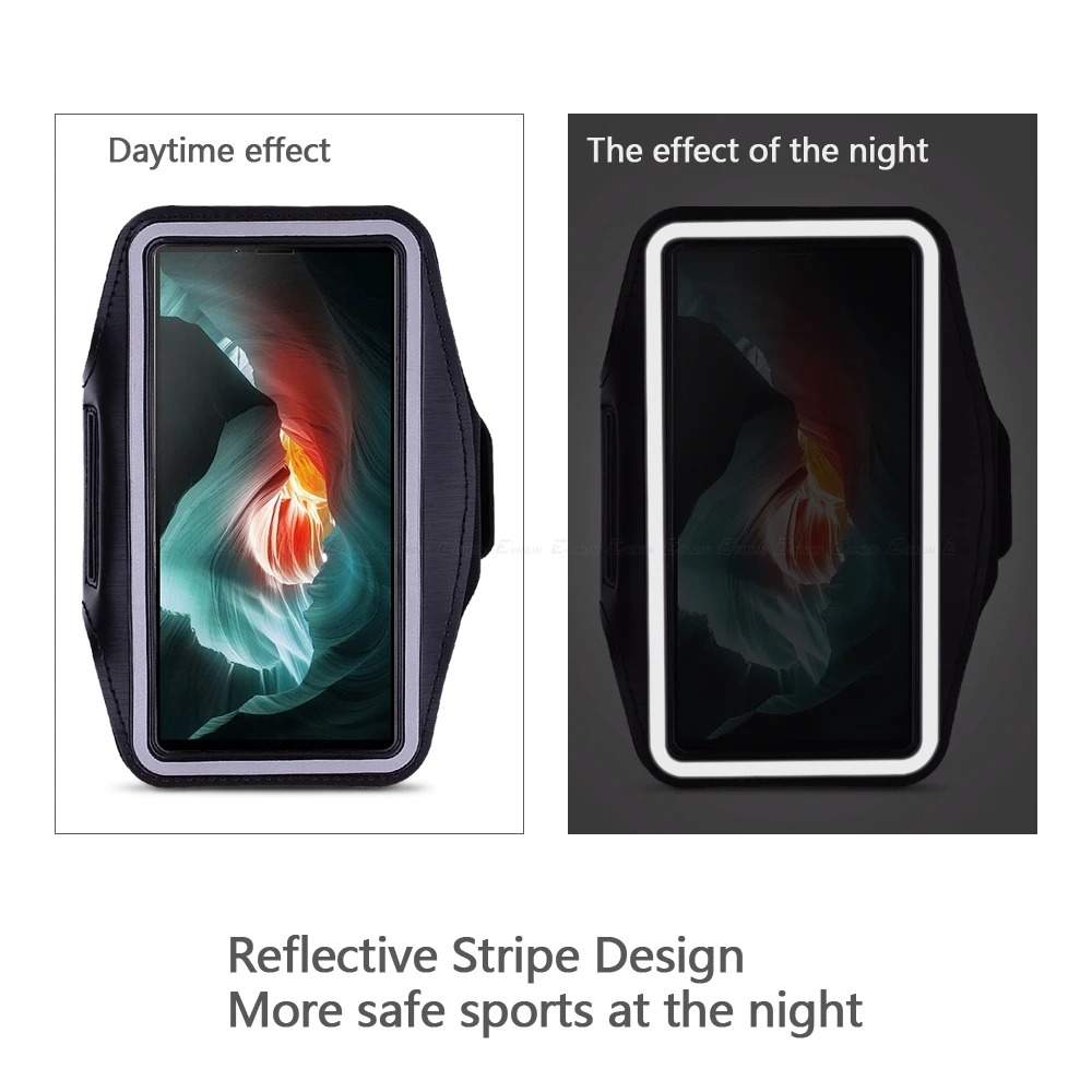 Durable Sports Armband for Running, Cycling, and Gym Workouts - Universal Phone Holder for Active Lifestyles