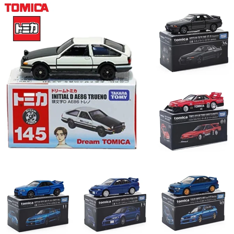 

TAKARA TOMY Tomica Initial D AE86 Trueno Nissan Skyline Subaru Impreza масштаб 1:60 имитация автомобиля модели украшения подарок мальчику