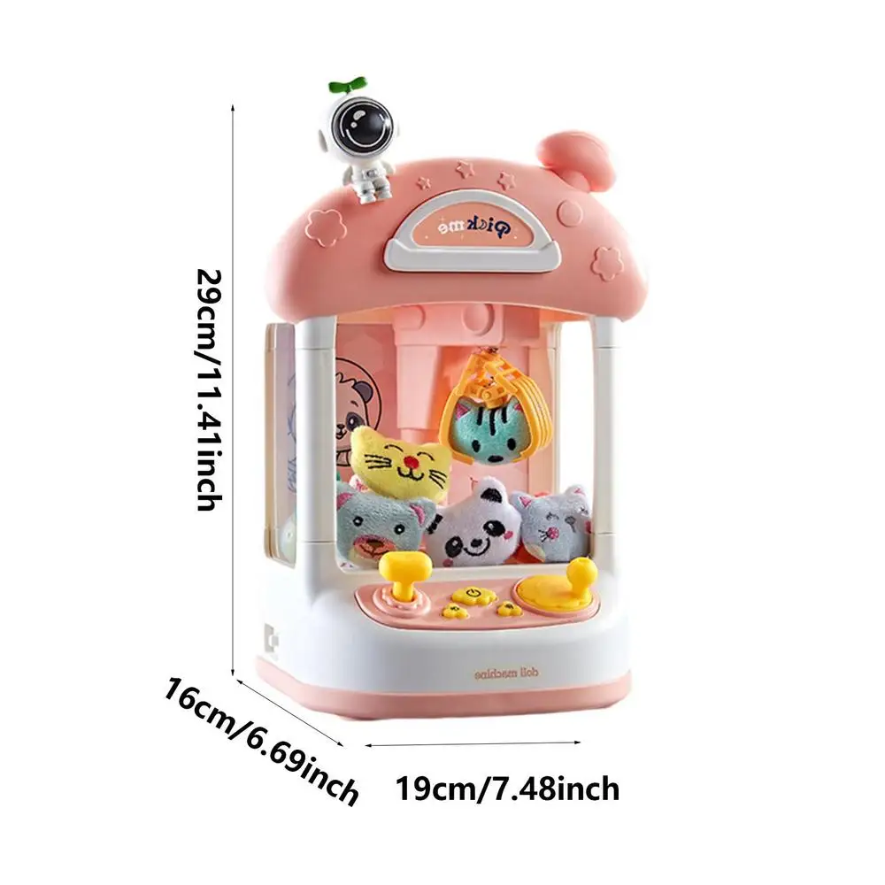 Mini Macchina A Artiglio A Forma Di Coniglio Per Bambini – Con 10 Bambole E 10 Twister – Gioco Con Musica E Luci, Dai 3 Anni